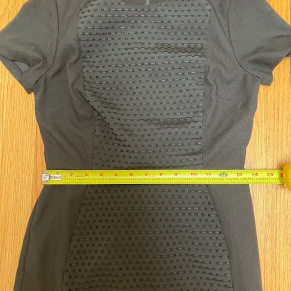 Banana Republic Factory Black Clip Dot Sheath Dress size 2P - Picture 7 of 9